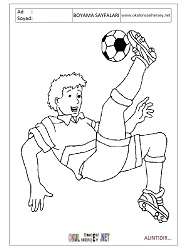 Futbol boyama sayfaları